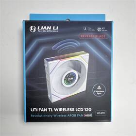 Ff1228h12g Lian Li Uni Fan Tl Wireless Lcd V2 Argb Lighting 120mm White Case