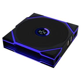 Lian Li G99.o11vpx.00 Uni Fan Tl Lcd Wireless 120-single Pack-2.4 Ghz Signal Argb