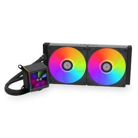 Ga2alcd28b Lian-li Galahad Ii Lcd 280mm Cpu Liquid Cooler - Black
