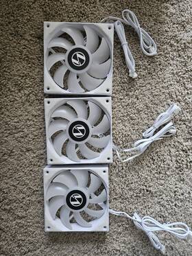 Gf.12f19p.r5080 Lian Li 3 Pack Argb Pwm Case/radiator Fan White No Screws