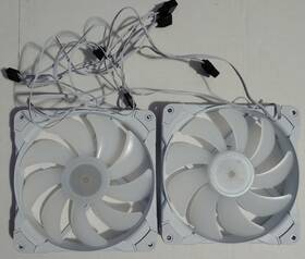 Gf.14argb-w10 Lian Li Oem 140mm Case Fan Lot Of 2