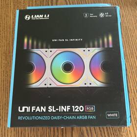 Rslin120-1w Lian Li Rslin1201w Uni Fan Sl-inf-120 Rgb Reverse Blade White Single Pack 120mm