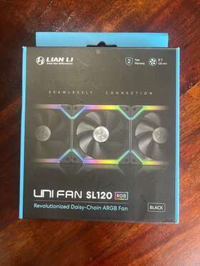 Sl120v2-1b Lian Li Uni Fan Sl 120mm Case - Black No Controller