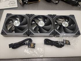Slv2120 Lian Li Uni Fan Reverse Blade Black Color 3 Pack Without Controller