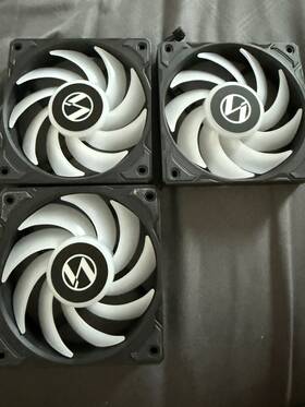 St120-3b Lian Li St1203b Black Cooling Fan 3 Pack