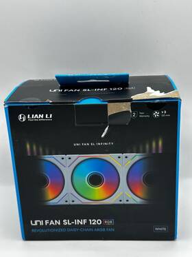 Uf-al120-3w Lian Li Uni Fan Al120 3 Pack White Argb 120mm Led Pwm Daisy-chain