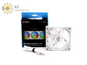 Uf-al120v2-1w Lian Li Uni Fan Al120 V2 Rgb White - No Screws
