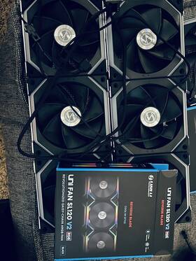 Uf-rdl120v2-1b Lian Li 3x Uni Fan Sl120 V2 Reverse Blade 120mm Case - Black