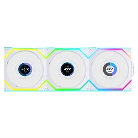 Uf-rs-sl120-lcd-wls-3w Lian Li Uni Fan Sl Wireless Lcd Pc 120mm Rgb 3-pack Reverse Blade Gaming