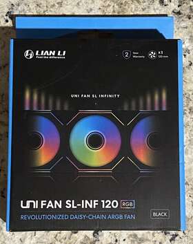 Uf-rslin120-1b Lian Li Lian-li Uni Fan Sl-inf 120 Rgb Revolutionized Daisy Chain Argb