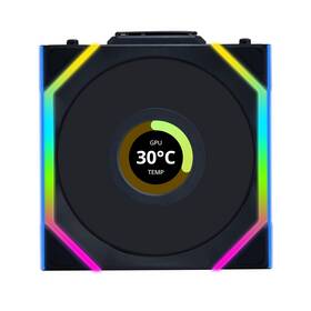 Uf-sl120-lcd-wls-1b Lian Li Uni Sl 120mm Wireless Argb Pwm -12cm 1900 Rpm 29.5db A 85.09 Black