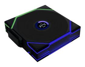 Uf-tl120-lcd-rb Lian Li Uni Fan Tl Wireless Lcd 120mm Argb Black Case