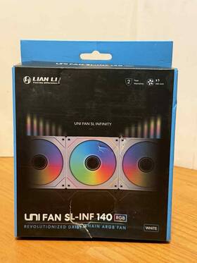 Uf-slin140 Lian Li Ufslin140 Uni Fan Sl-inf 140 Rgb Daisy-chain Argb White