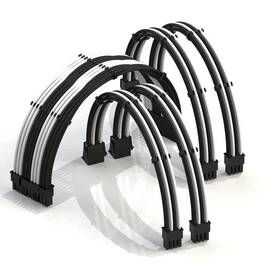 Linkup 882991244034 - 30cm Super Soft And Flexible Psu Cable Extension Sleeved Custom Mod