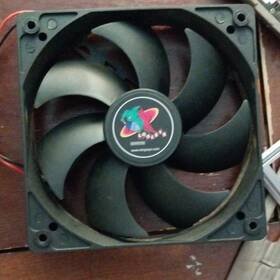 Bdah12025s Logisys Badkai 120mm Ball Bearing Case Fan 2-pin 12v 1600rpm Black Plastic