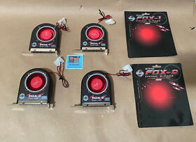 Ec-sb-f1 Lot 4 Evercool 2x Fox-1 Fox-2 High Airflow Pci Slot Cooling System Fan Blowers