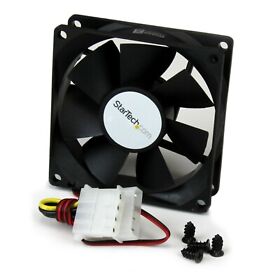 Lot Of 10 Startech 80x25mm Case Fan Dual Ball Bearing Computer Lp4 Molex