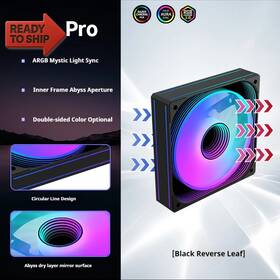Lovingcool 711181804614 Star Abyss Rs Pro Pc Fan 120mm Argb Mute Pwm Temperature Control Str