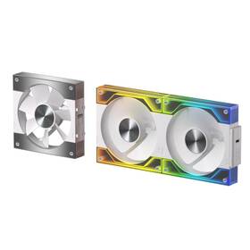 Cf-123d Ltc 120mm Argb Pc Case Fan 3 Pack Daisy-chain Reversible Airflow 2000rpm