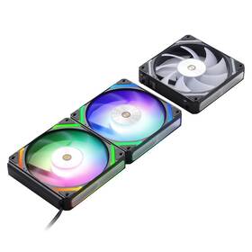 Cf121d-r3sbk Ltc Cf-121d 120mm Pc Case Fan Daisy-chain Connection 5v 3pin Argb Lighting 4 P