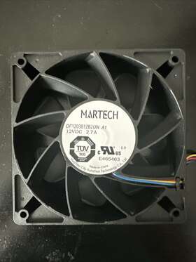 Df1203812b2un Martech 12cm A1 12v 2.7a Bitmain Antminer Original Fan Lot