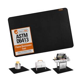 Grill406001 Matace 60x40 Fireproof Under Grill Mats For Outdoor Large Do... Fast Ship