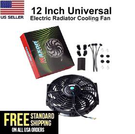 F17502-12-bk Maxon Er9803 In Slim Fan Push Pull Electric Universal Car Radiator Cooling 12v