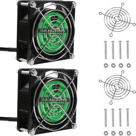Melife 687117735577 2pcs Ec Axial Fan Ac 110v 115v 120v 220v 240v 80mm X 25mm Brushless Cooling F