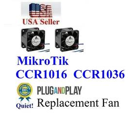Ccr1036 Mikrotik 3443 Lot X2 Replacement Fans For Ccr1016 And Routers