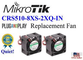 Crs510-8xs-2xq-in Mikrotik 2x Quiet Version Replacement Fans For