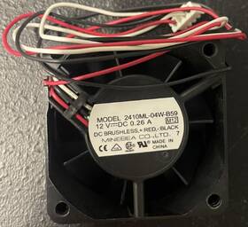 2410ml-04w-b59 Minebea Co. Dc Brushless Fan 12v 0.26a