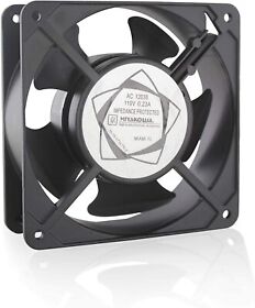 Miyako 12v Dc Cpu Cooling Fan Super Silent 2200 Rpm 7 Blades 4.75inch X 1inch