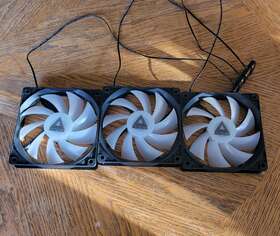 12025m Montech Lot Of 3 Inch Static Rgb Pc Case Fan 120mm X 25mm Molex Connector