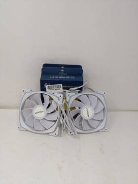 Rx140 Montech 710562742282 Missing Parts Read Fan Reverse Rgb Case White 2-pack