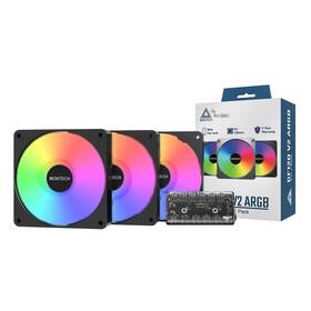 Gf120 Montech 710562744422 V2 Argb 120mm Case Fan Sleek And Minimalist Design High Airflow Hydra