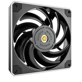 Montech 710562747454 Metal 120 Pwm High Performance Quiet Cooling Fan 4- Pin