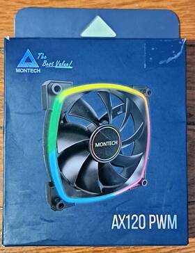 Montech Rxr121600bfrgb Ax120 Pwm Argb Rgb 20 Led Fan 12v Pc Gaming