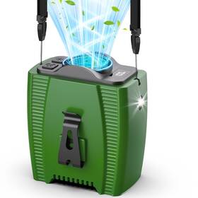 Fg05 Multper Portable Waist Fan 5-speeds 16000rpm Powerful Airflow 10000mah Up... Fast Ship