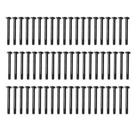 Nalegtocw 313038023027 60pcs Fan Mounting Screw Radiator Water-cooled Exhaust Fixing Black Long