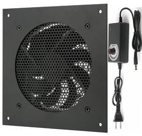 Nalle 752349212926 120mm Quiet Cooling Single Fan System With Power Adapter And Speed Control Fo
