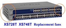 Xs748t Netgear Xs728t 4x Quiet Replacement Fans For Switches