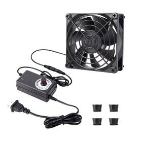 Neu08 Neukniy 80mm X 25mm Computer Fan With Ac Plug 110v - 240v Speed