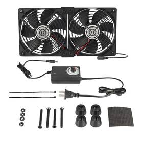 Neup20 Neukniy 2x 120mm Computer Fan With Ac Plug 110v 120v 220v 240v Variable Speed