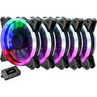 Rgb123-5 New Rgb1235 Uphere Case Fans Rgb Series Wireless Led Fan Quiet