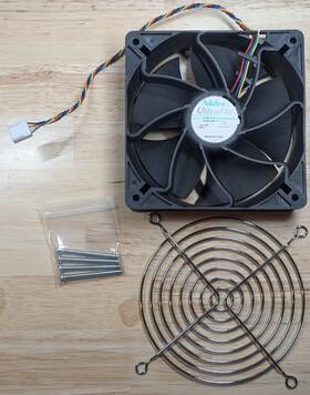 W12e12bs11b5-07 Nidec W12e12bs11b507 Ultraflo 4-wire 120 38 Mm Cooling Fan Miner Asic
