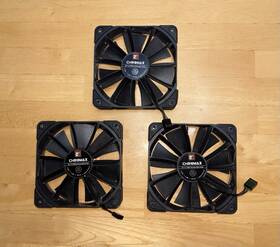 Nf-f12 Noctua 010018100402 Pwm Chromax.black.swap 4-pin Premium Quiet Fan - Black 3 Pack