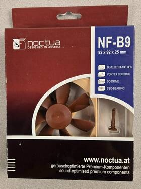 Nf-b9 Noctua 716123312819 1600 Original 92mm Fan 3-pin Sso Bearing Brown Box Not Redux B2