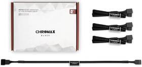 Noctua 841501120497 Na-sec1 Chromax.black 3-pin/4-pin Extension Cables 30cm Black
