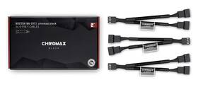 Na-syc1 Noctua 841501120558 Chromax.black 4 Pin Y-cables For Pc Fans Black