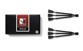 Na-sc1 Noctua Sx2 3-way Fan Splitter Cables 4-pin Pwm 2-pack 13cm Black